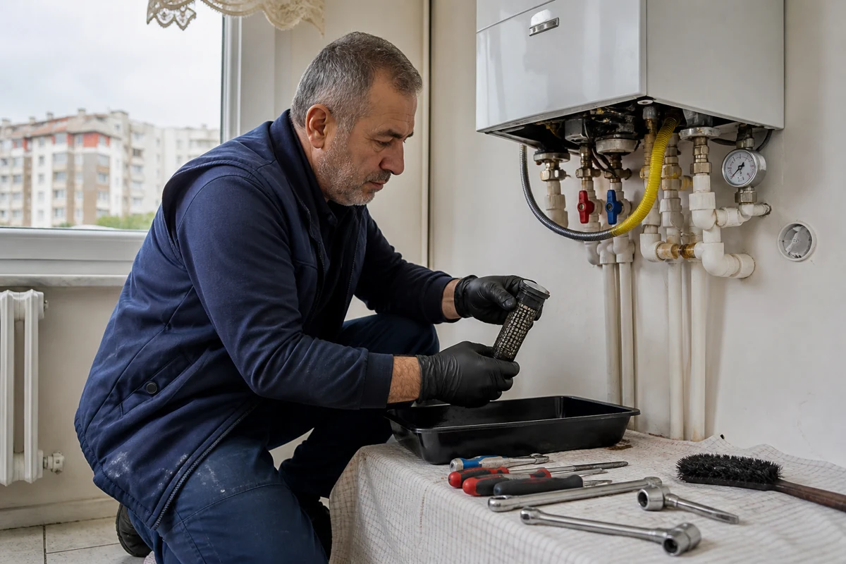 Kombi Yıllık Bakımında Hangi Parçalar ve Ayarlar Kontrol Edilir?